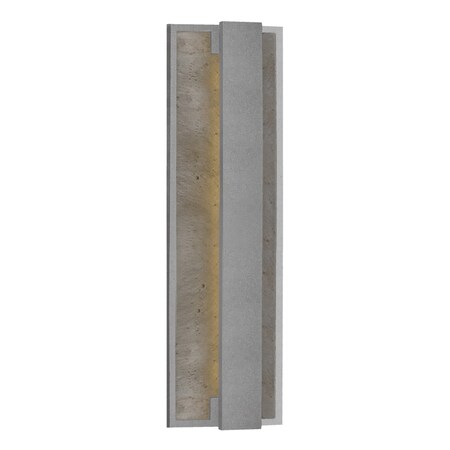 Kuzco Lighting Caspian - Exterior Wall Die-Cast Aluminum With Stone Inlaid Finish EW6818-GY
